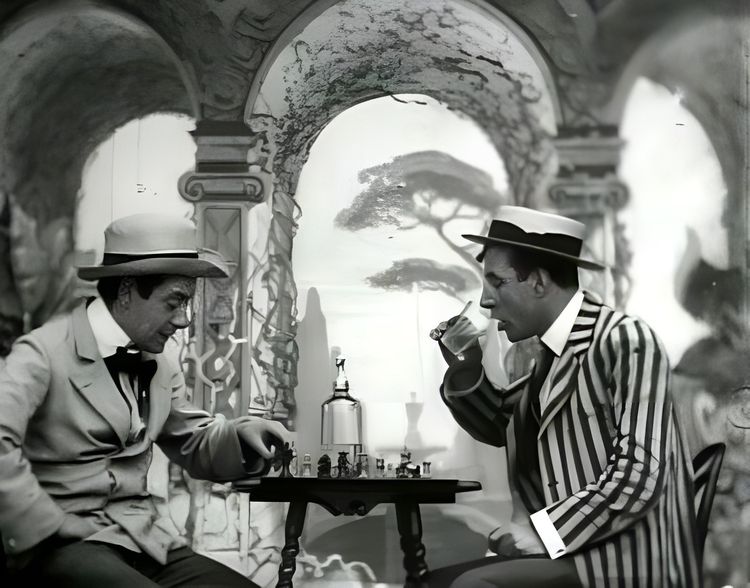 Шахматные дебаты /A Chess Dispute/ коротком/ 1903