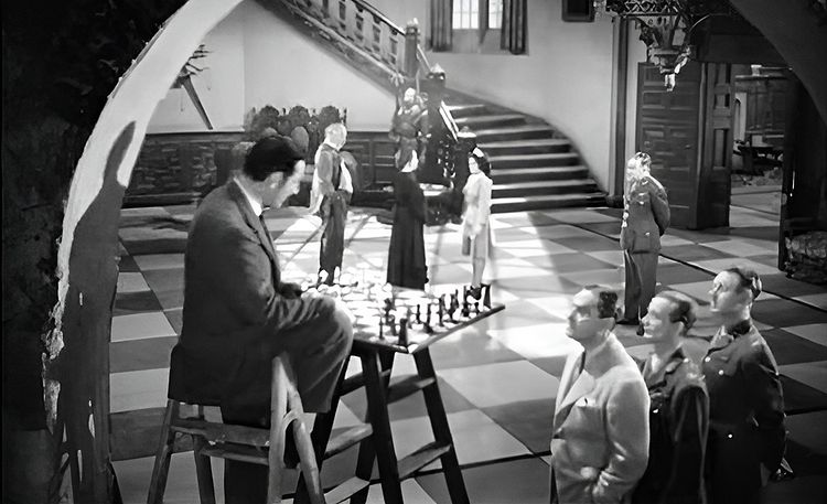 Шерлок Холмс: Перед лицом смерти /Sherlock Holmes Faces Death/ 1943 (0:45:56 / 1:08:06)