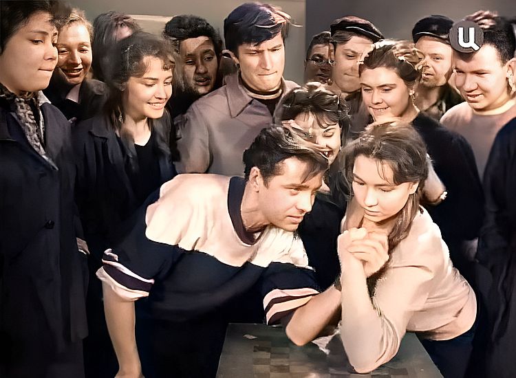  Водил поезда машинист, 1961 (0:39:26 / 1:11:57)